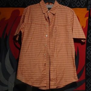 Van Heusen Orange Check shirt